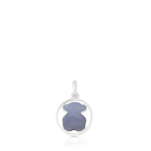 Tous Pendant with Camille Chalcedony Silver