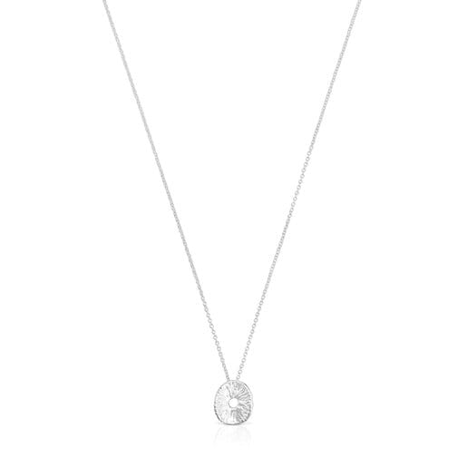 Tous Silver Wicker Necklace