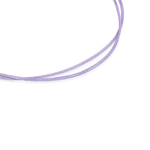 Tous Pulseras Lilac nylon TOUS Nylon Basics Necklace