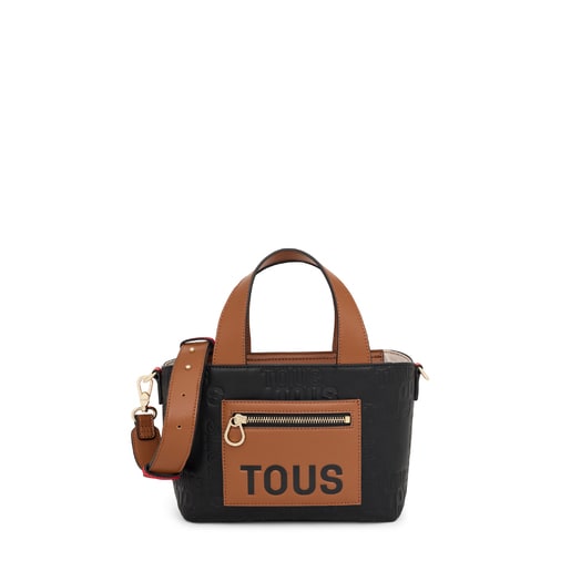 Small black and brown Tote bag TOUS Nanda