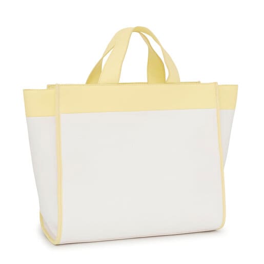 Colonia Tous Mujer Beige and yellow Tote bag Maya TOUS