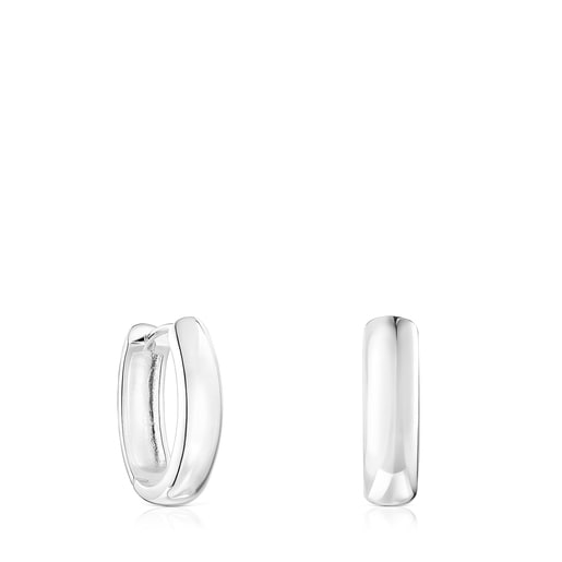 Oval Silver TOUS Basics Earrings | 