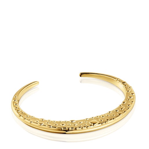 Tous with plating gold 18kt Dybe Bracelet silver over