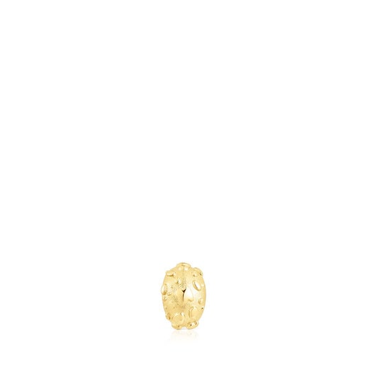 Tous silver gold 18kt with Dybe Earcuff over plating
