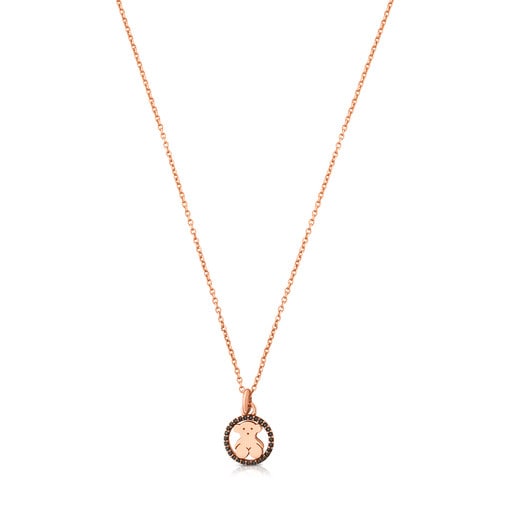Tous Vermeil Necklace Spinels Rose with Camille Silver