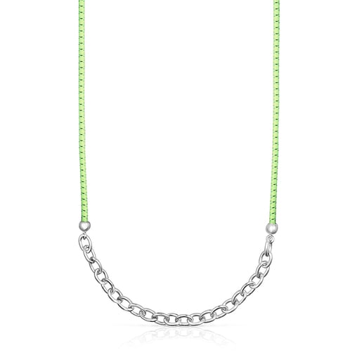 Tous St. Tropez Elastic TOUS lime 60 cm necklace