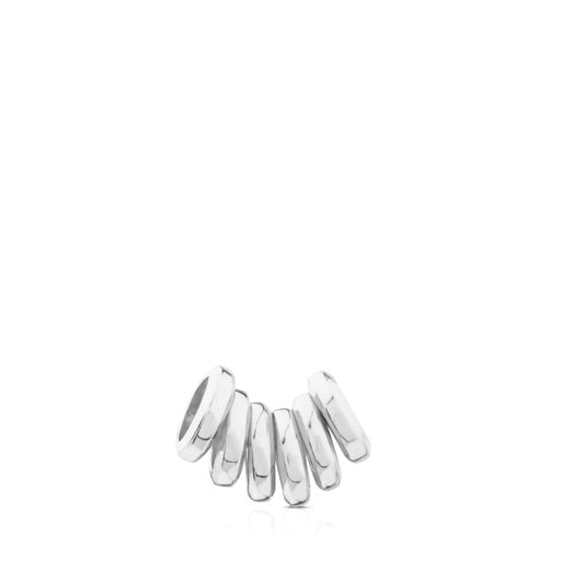 Pack of 6 Silver TOUS Chokers rings | 