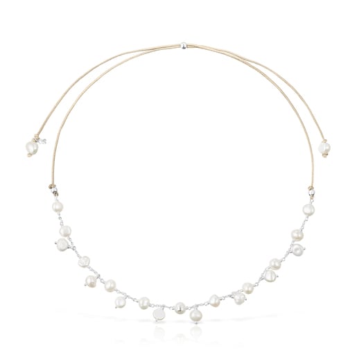 Tous TOUS and Silver pearl Pearl Icon Necklace