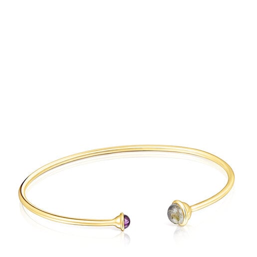 Tous Bracelet gemstones Plump with Silver vermeil