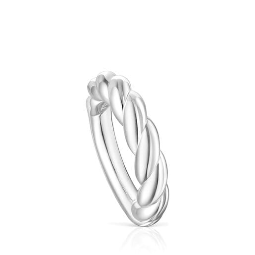 Tous Braided Twisted Ring