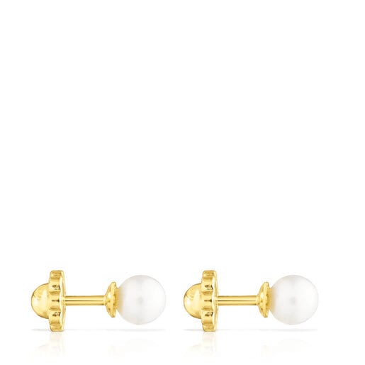 Relojes Tous Gold Baby TOUS earrings with pearls