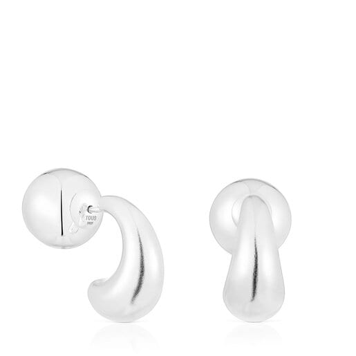 Silver Hoop earrings TOUS Balloon | 