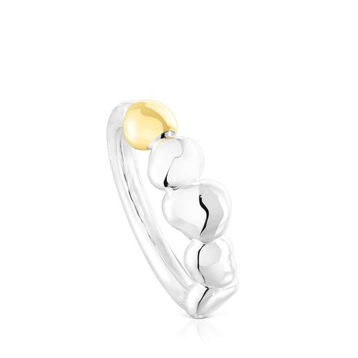 Two-tone TOUS Joy Bits ring with organic shapes | 