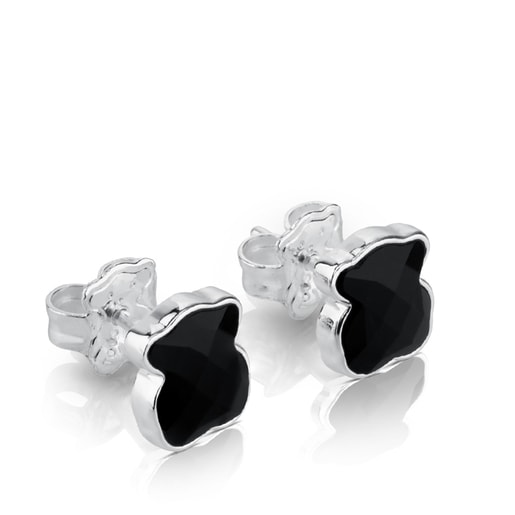 Bolsas Tous Silver TOUS Color Earrings onyx with faceted