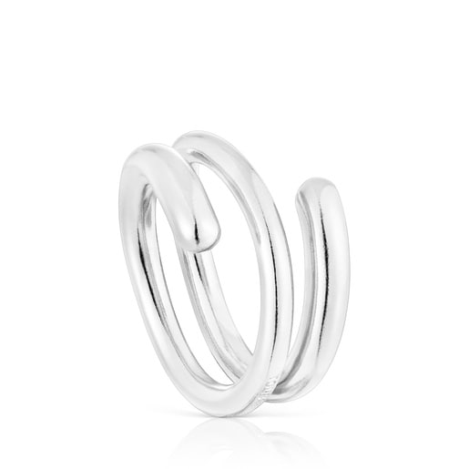 Silver Spiral ring New Hav