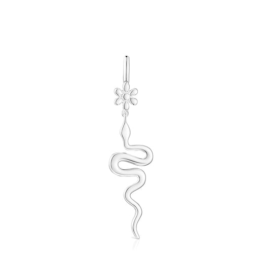 Silver Fragile Nature snake Pendant | 