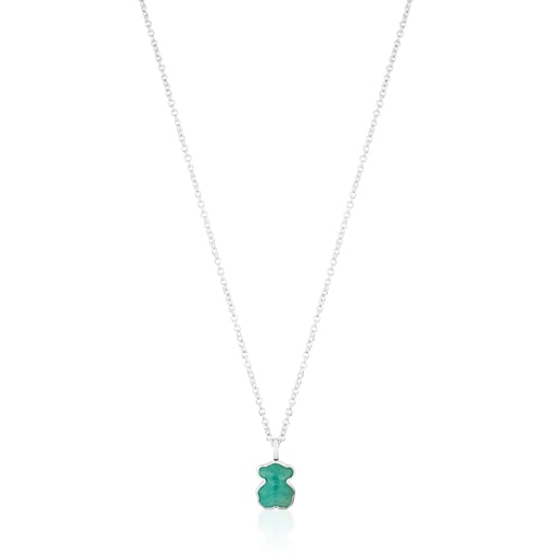 Silver New Color Necklace with Amazonite | 