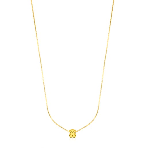 Gold Sweet Dolls Necklace Bear motif | 