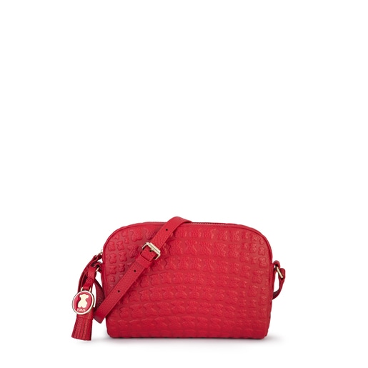 Red Leather Sherton Crossbody bag | 