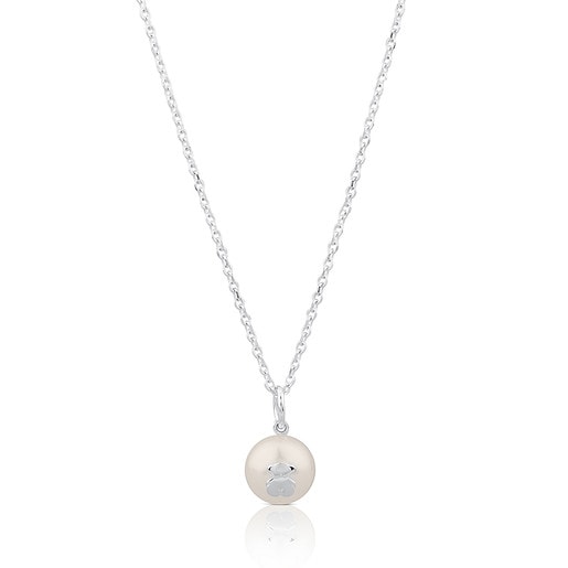 Tous Pulseras Silver TOUS Sweet Dolls with pearls Necklace