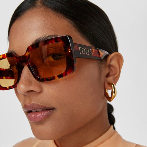 Collares Tous Havana-colored Sunglasses Studs