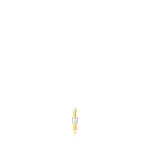 Tous gold-colored Piercing IP steel Lure Steel and