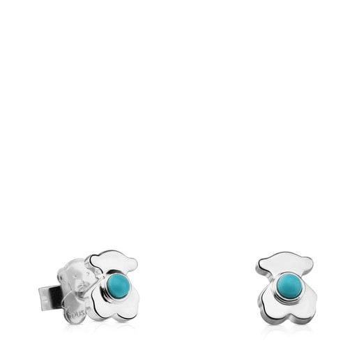 Tous Perfume Silver Super Power Earrings with Ceramic