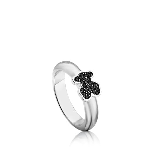 Silver TOUS Gen Ring with Spinels Bear motif | 