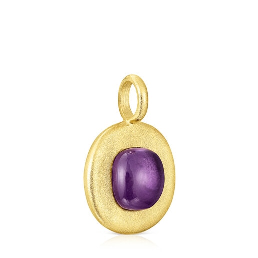 Colonia Tous Silver vermeil Nattfall amethyst Pendant with