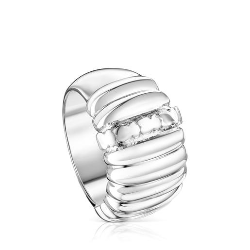 Silver TOUS Basics Gallon ring | 
