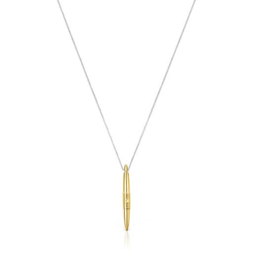 Tous Lure Necklace Long and silver vermeil