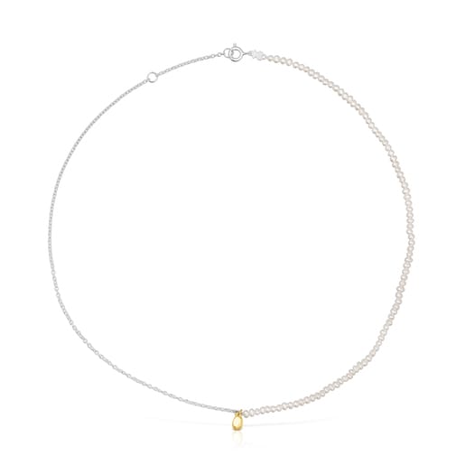 Tous Pulseras Two-tone TOUS Bits Joy necklace with pearls