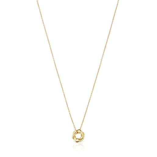Tous Twisted Necklace Gold