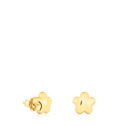Tous earrings Gold TOUS Flower Balloon