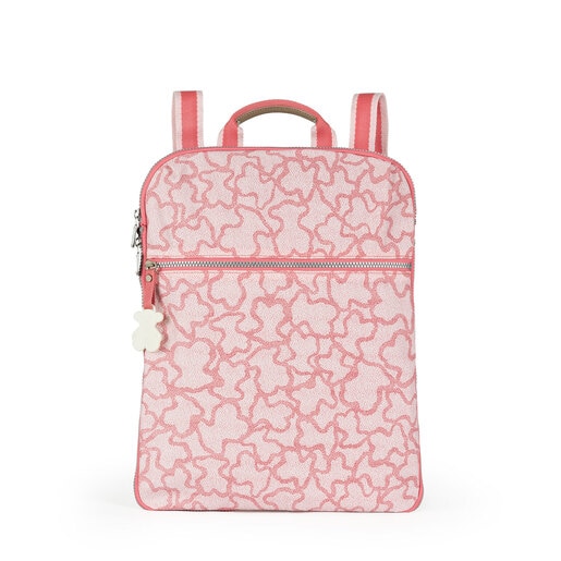 Tous Online Pink colored Nylon Kaos New Backpack Colores