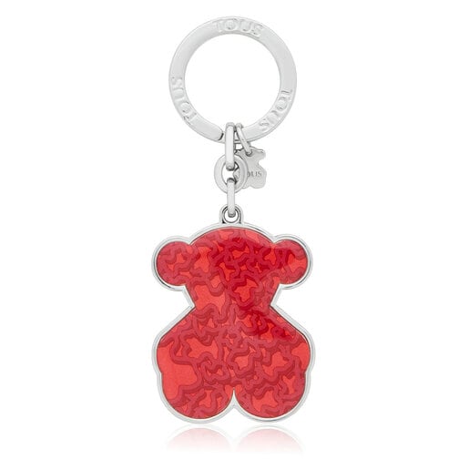 Coral TOUS Kaos Mini Evolution bear Key ring | 