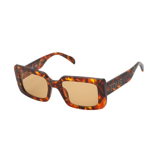 Havana-colored Sunglasses Studs