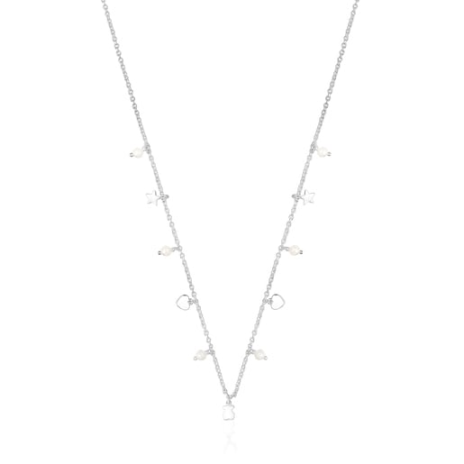 Silver and Pearls Cool Joy Necklace | 