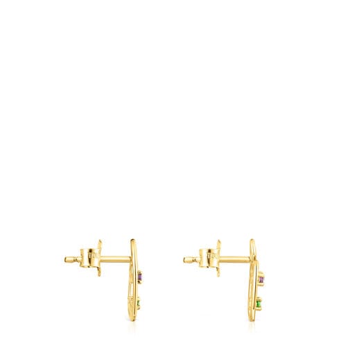 Relojes Tous Gold Tsuri earrings gemstones with