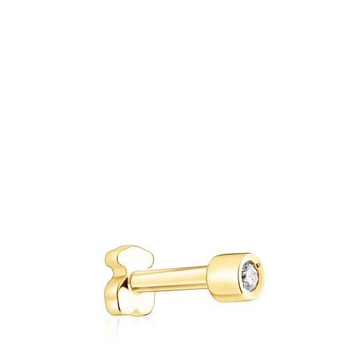Pulseras Tous Gold TOUS with Basics diamond ear Piercing