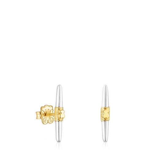 Tous Perfume Silver and silver vermeil Lure Earrings