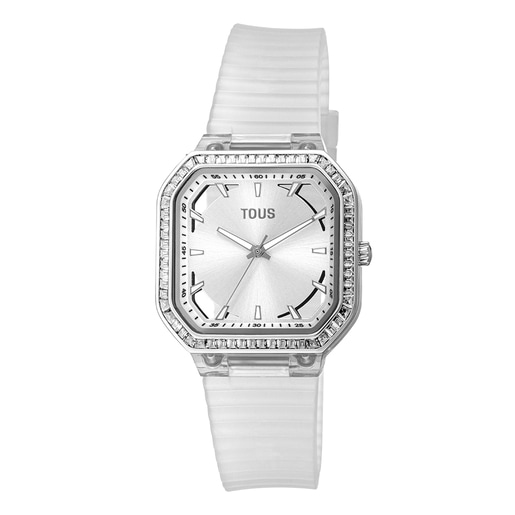 Pendientes Tous Mujer Steel Analogue watch with zirconias Fresh Gleam