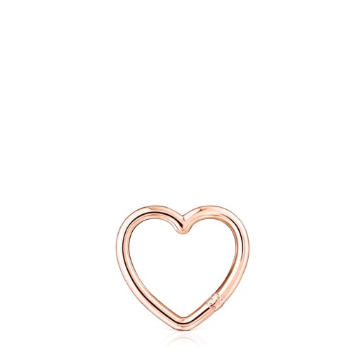 Colonia Tous Medium Hold heart Ring in Rose Vermeil