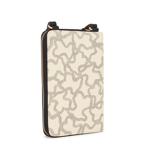 Colonia Tous Mujer Beige Kaos Icon hanging phone pouch with wallet