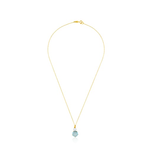 Relojes Tous Gold Ivette Necklace with Topaz Pearl and