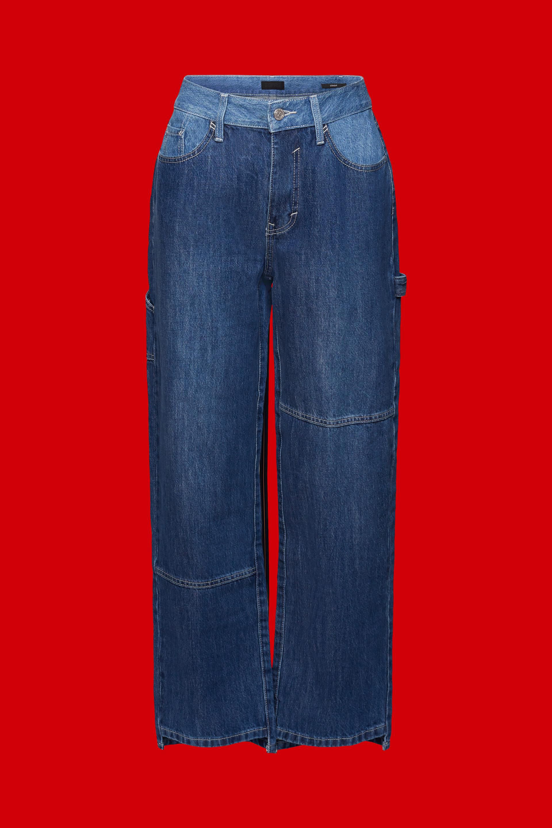 Esprit der Bein Jeans weitem Stil mit 90er im Asymmetrische