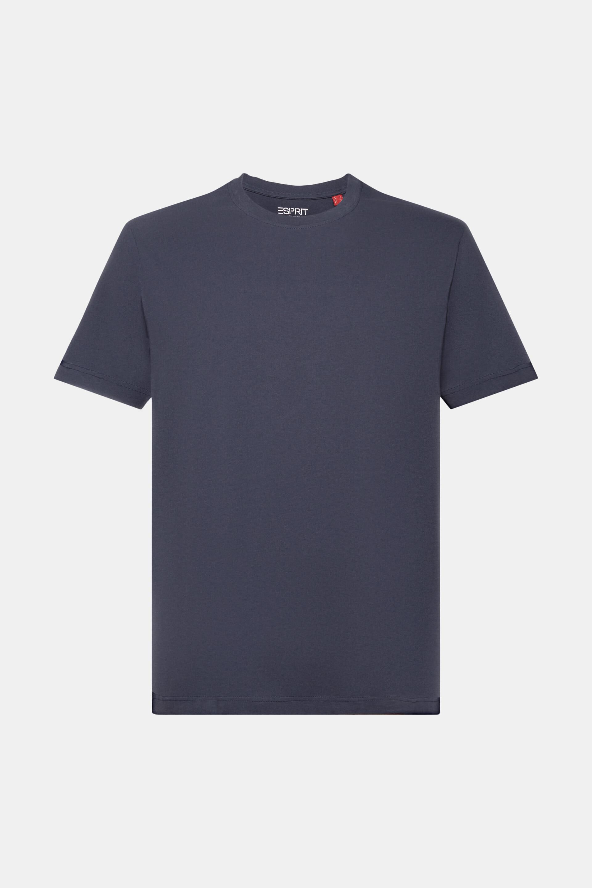 Esprit 100 mit Jersey-T-Shirt Rundhalsausschnitt, % Baumwolle