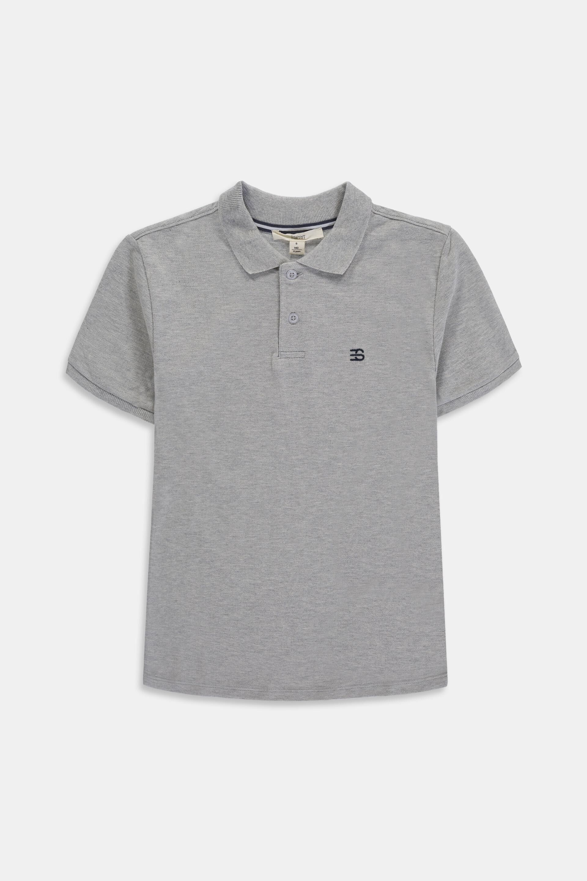 Esprit Baumwolle Basic-Piqué-Poloshirt aus 100 %