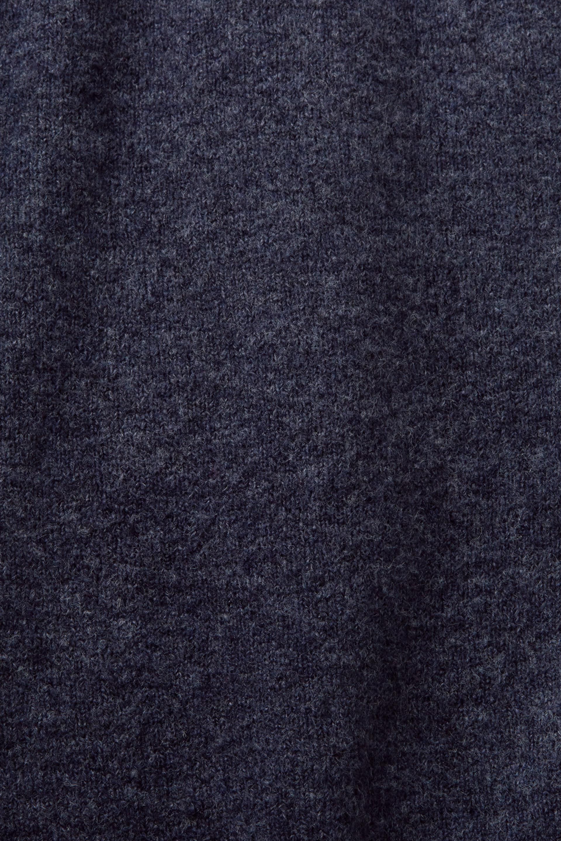 Esprit mit V-Ausschnitt, Cardigan Wollmischung Geknöpfter