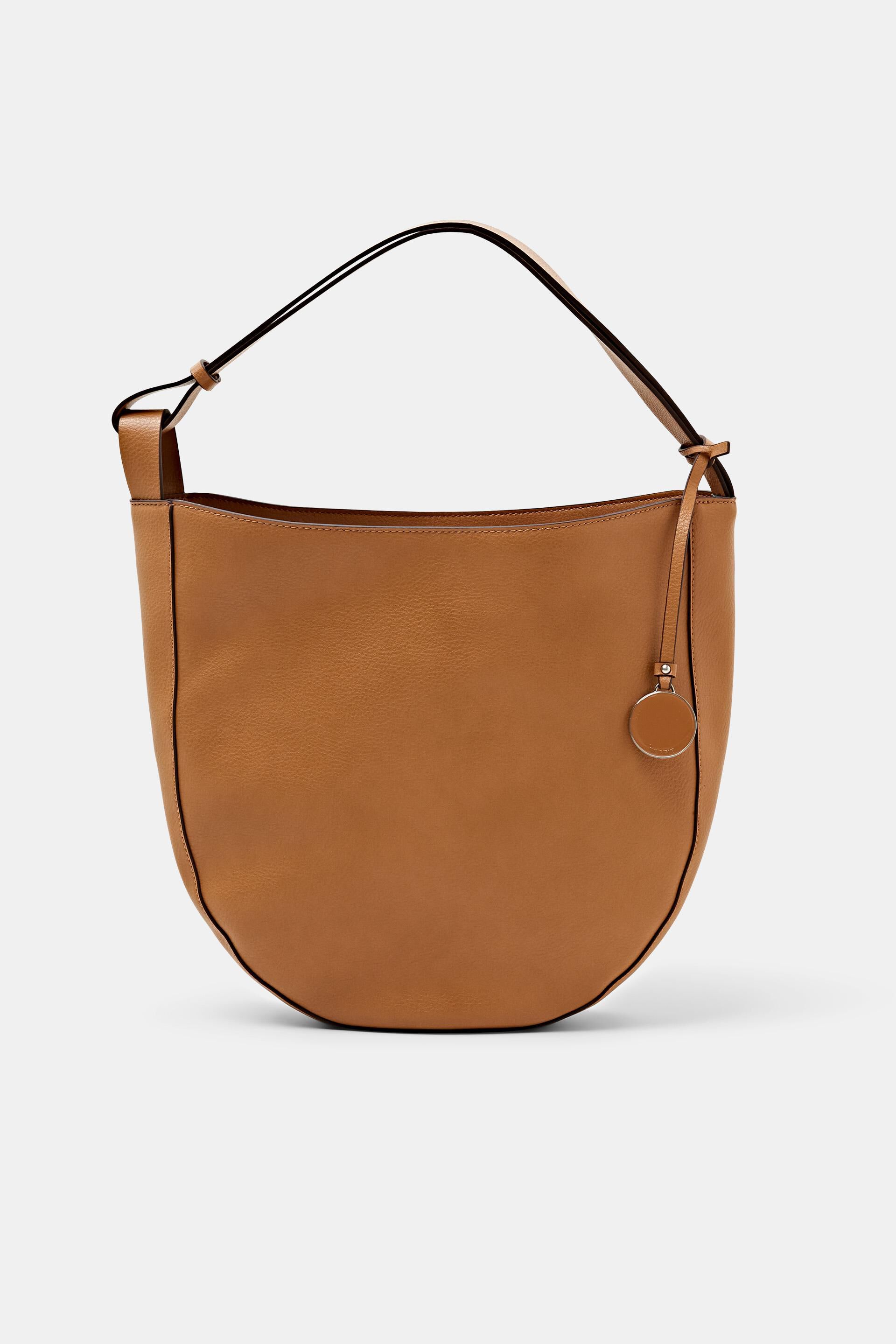 Esprit Online Store Recycled: faux bag leather hobo